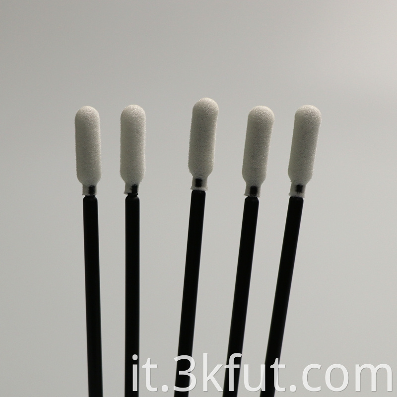 Black Stick Foam Swab